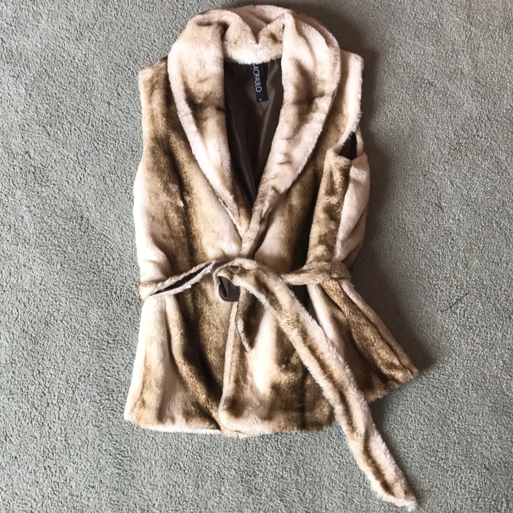 Soft winter cozy vest